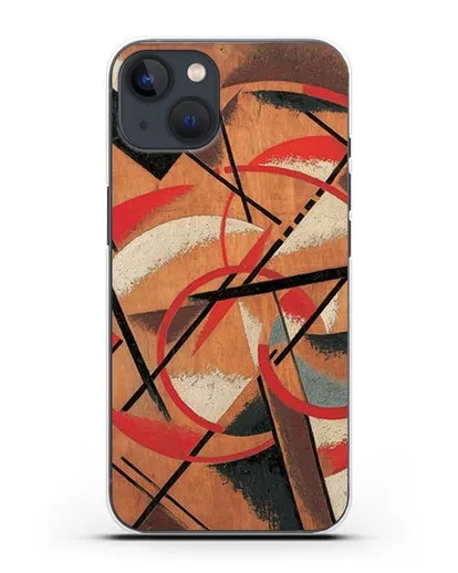 Чехол Пространственно-силовая конструкция (Попова Любовь) силиконовый для iPhone 13