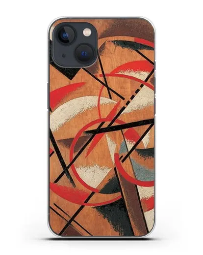 Чехол Пространственно-силовая конструкция (Попова Любовь) силиконовый для iPhone 13 Mini