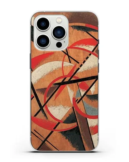 Чехол Пространственно-силовая конструкция (Попова Любовь) силиконовый для iPhone 13 Pro