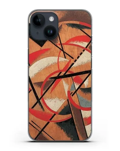 Чехол Пространственно-силовая конструкция (Попова Любовь) силиконовый для iPhone 14