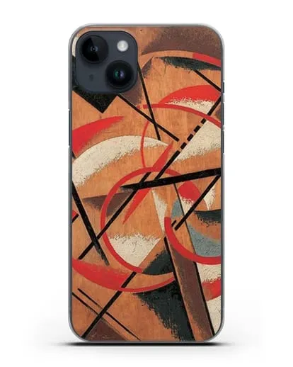 Чехол Пространственно-силовая конструкция (Попова Любовь) силиконовый для iPhone 14 Plus