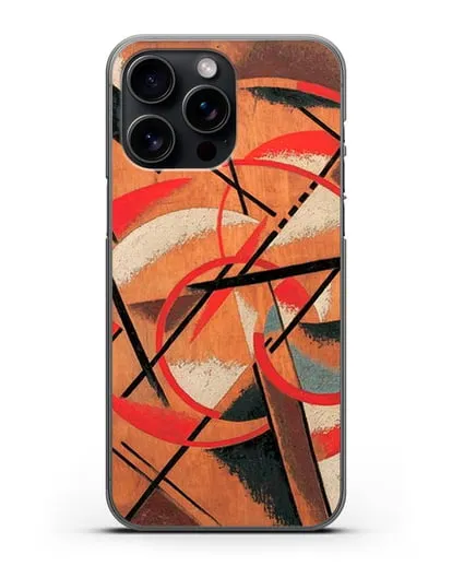 Чехол Пространственно-силовая конструкция (Попова Любовь) силиконовый для iPhone 15 Pro Max