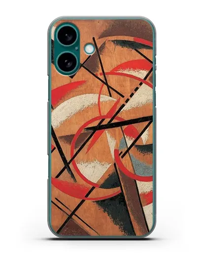 Чехол Пространственно-силовая конструкция (Попова Любовь) силиконовый для iPhone 16 Plus