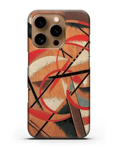 Чехол Пространственно-силовая конструкция (Попова Любовь) силиконовый для iPhone 16 Pro