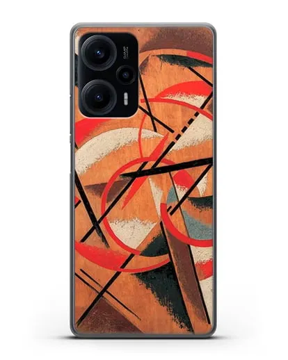 Чехол Пространственно-силовая конструкция (Попова Любовь) силиконовый для Xiaomi Poco F5