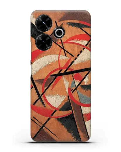 Чехол Пространственно-силовая конструкция (Попова Любовь) силиконовый для Xiaomi Poco M6