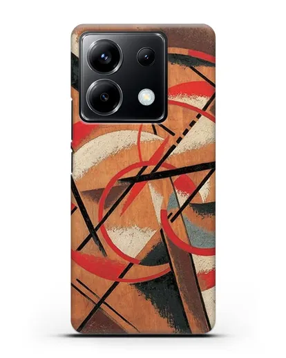 Чехол Пространственно-силовая конструкция (Попова Любовь) силиконовый для Xiaomi Poco X6