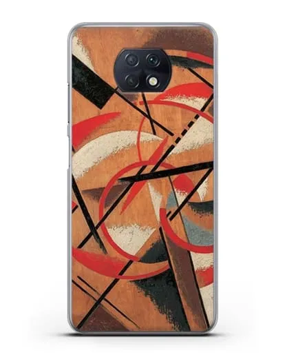 Чехол Пространственно-силовая конструкция (Попова Любовь) силиконовый для Xiaomi Redmi Note 9T