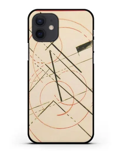 Чехол Линейная композиция (Попова Любовь) силиконовый для iPhone 12