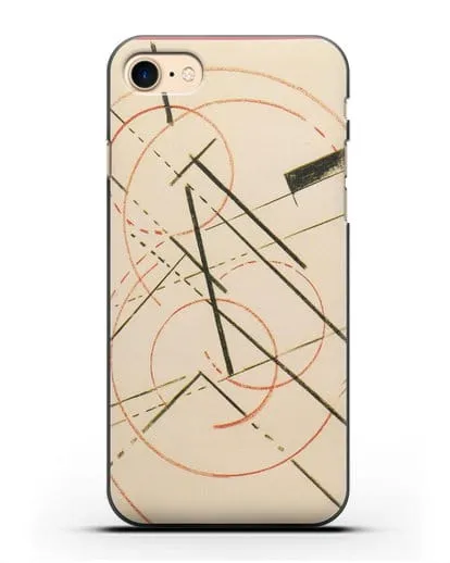 Чехол Линейная композиция (Попова Любовь) силиконовый для iPhone 7