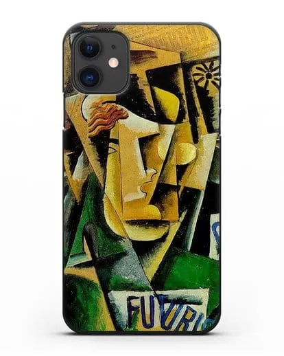 Чехол Набросок для портрета (Попова Любовь) силиконовый для iPhone 11