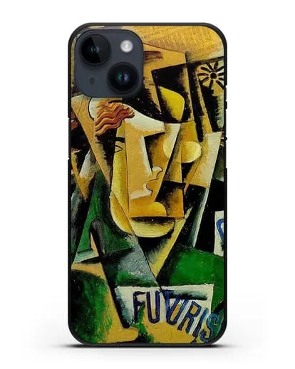 Чехол Набросок для портрета (Попова Любовь) силиконовый для iPhone 14