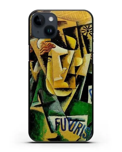 Чехол Набросок для портрета (Попова Любовь) силиконовый для iPhone 14 Plus