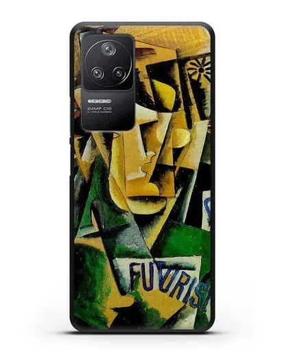 Чехол Набросок для портрета (Попова Любовь) силиконовый для Xiaomi Poco F4