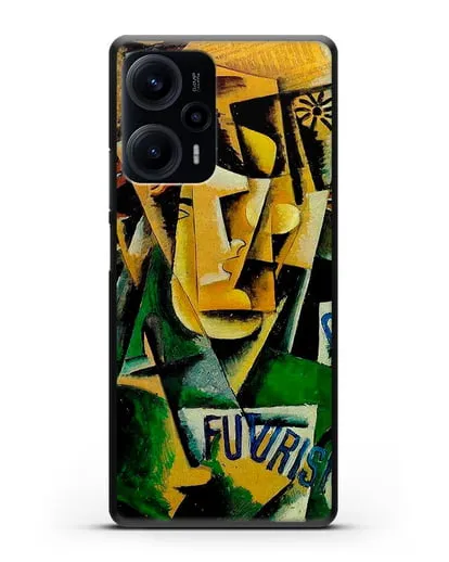 Чехол Набросок для портрета (Попова Любовь) силиконовый для Xiaomi Poco F5