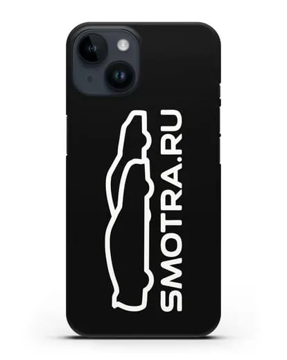 Чехол с логотипом Smotra.ru силиконовый для iPhone 14