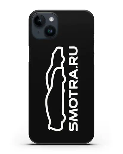 Чехол с логотипом Smotra.ru силиконовый для iPhone 14 Plus