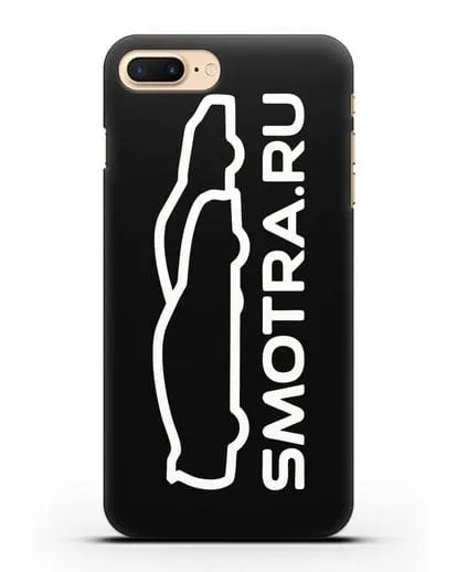 Чехол с логотипом Smotra.ru силиконовый для iPhone 8 Plus