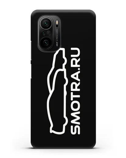 Чехол с логотипом Smotra.ru силиконовый для Xiaomi Poco F3