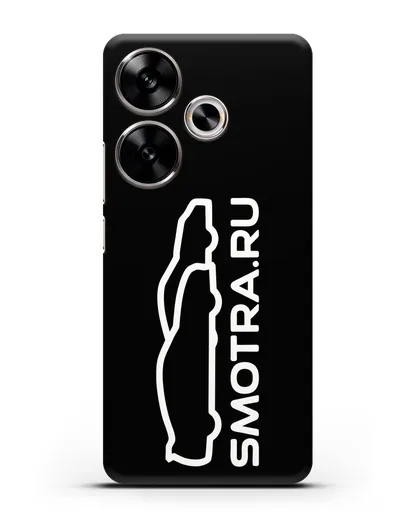 Чехол с логотипом Smotra.ru силиконовый для Xiaomi Poco F6