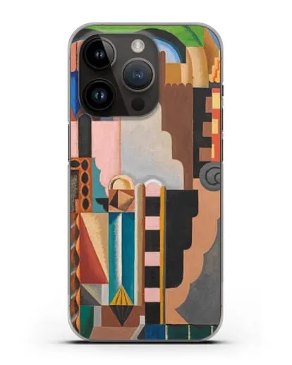 Чехол Монументальная композиция (Эрберн Огюст) силиконовый для iPhone 14 Pro