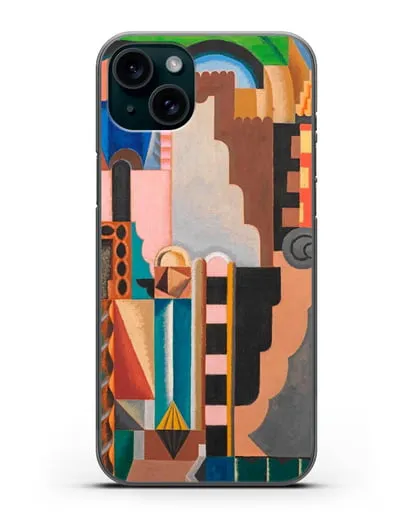 Чехол Монументальная композиция (Эрберн Огюст) силиконовый для iPhone 15 Plus