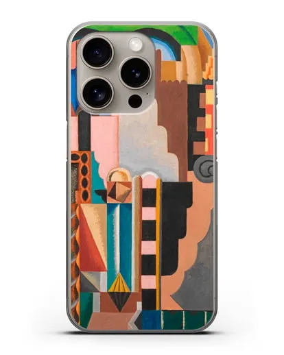 Чехол Монументальная композиция (Эрберн Огюст) силиконовый для iPhone 15 Pro