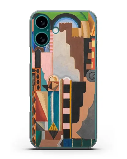 Чехол Монументальная композиция (Эрберн Огюст) силиконовый для iPhone 16 Plus