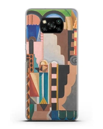 Чехол Монументальная композиция (Эрберн Огюст) силиконовый для Xiaomi Poco X3