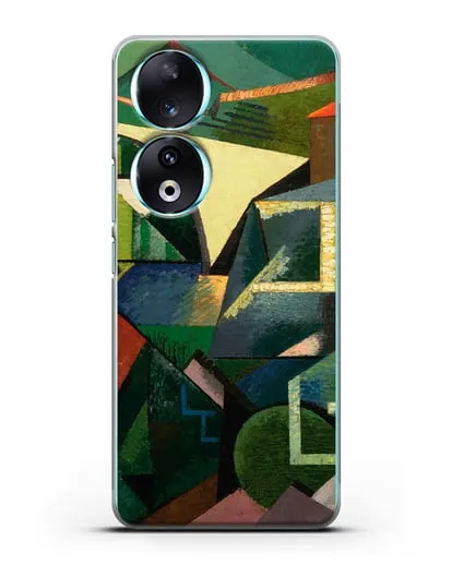 Чехол Желтый мост в Сере (Эрберн Огюст) силиконовый для Honor 90