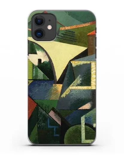 Чехол Желтый мост в Сере (Эрберн Огюст) силиконовый для iPhone 11