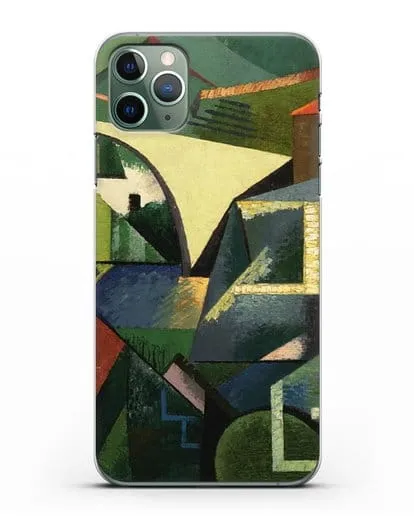 Чехол Желтый мост в Сере (Эрберн Огюст) силиконовый для iPhone 11 Pro Max