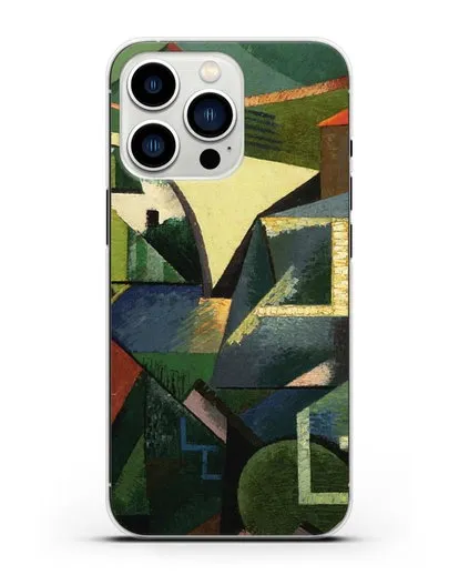 Чехол Желтый мост в Сере (Эрберн Огюст) силиконовый для iPhone 13 Pro