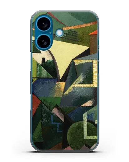 Чехол Желтый мост в Сере (Эрберн Огюст) силиконовый для iPhone 16