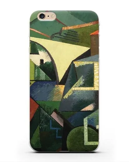 Чехол Желтый мост в Сере (Эрберн Огюст) силиконовый для iPhone 6 Plus