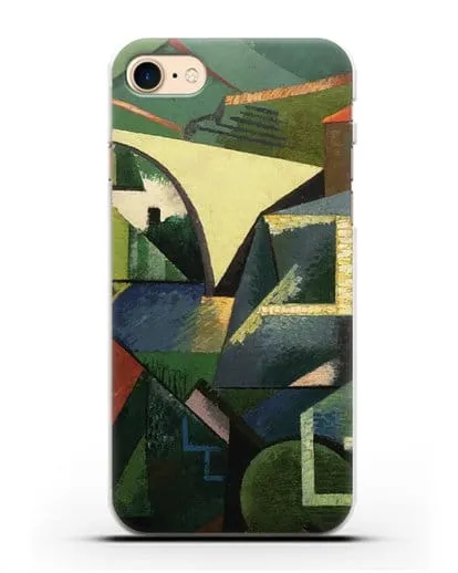 Чехол Желтый мост в Сере (Эрберн Огюст) силиконовый для iPhone 7