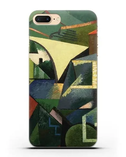 Чехол Желтый мост в Сере (Эрберн Огюст) силиконовый для iPhone 7 Plus