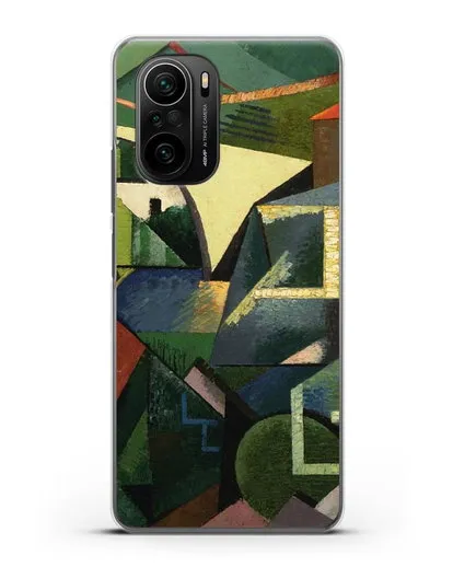 Чехол Желтый мост в Сере (Эрберн Огюст) силиконовый для Xiaomi Poco F3 Pro