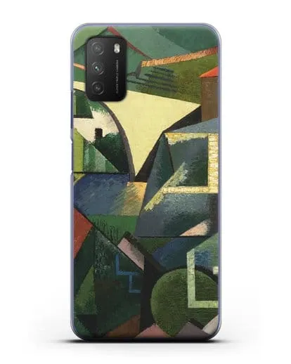 Чехол Желтый мост в Сере (Эрберн Огюст) силиконовый для Xiaomi Poco M3