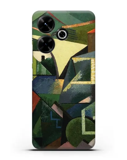 Чехол Желтый мост в Сере (Эрберн Огюст) силиконовый для Xiaomi Poco M6