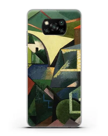 Чехол Желтый мост в Сере (Эрберн Огюст) силиконовый для Xiaomi Poco X3 Pro