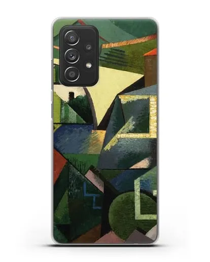 Чехол Желтый мост в Сере (Эрберн Огюст) силиконовый для Samsung Galaxy A53