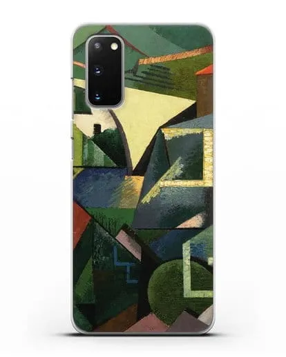 Чехол Желтый мост в Сере (Эрберн Огюст) силиконовый для Samsung Galaxy S20 [SM-G980F]