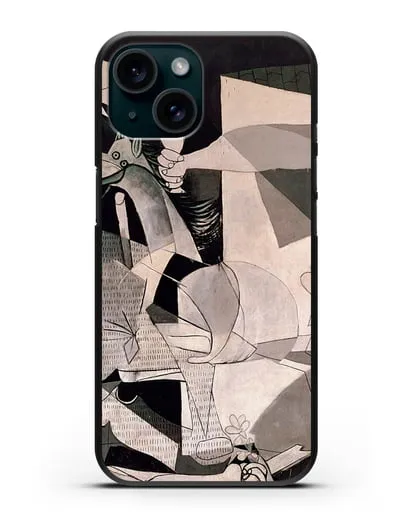 Чехол Герника (Пикассо Пабло) силиконовый для iPhone 15