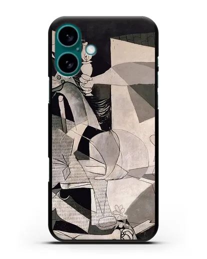 Чехол Герника (Пикассо Пабло) силиконовый для iPhone 16 Plus
