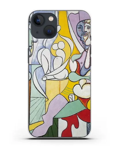 Чехол Скульптор (Пикассо Пабло) силиконовый для iPhone 13