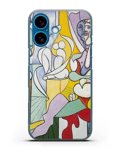 Чехол Скульптор (Пикассо Пабло) силиконовый для iPhone 16