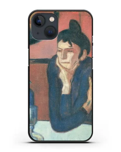 Чехол Любительница абсента (Пикассо Пабло) силиконовый для iPhone 13 Mini