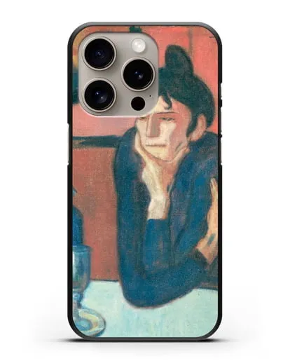 Чехол Любительница абсента (Пикассо Пабло) силиконовый для iPhone 15 Pro