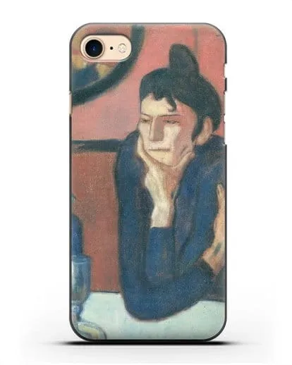 Чехол Любительница абсента (Пикассо Пабло) силиконовый для iPhone 8